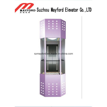Клей для защитного стекла панорамного лифта с машинным помещением